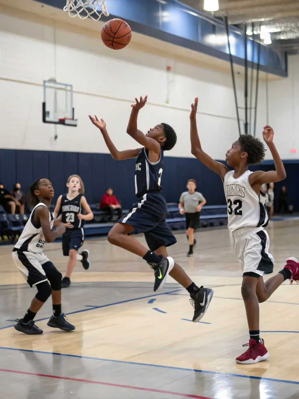 BCM BASKET CLUB MEHUNOIS players participating in a regional basketball tournament, demonstrating the club's competitive spirit and commitment to excellence.